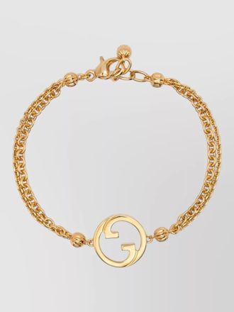 Gucci bracelet double chain statement design