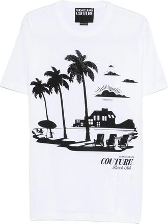 Versace Jeans Couture Palm-graphic T-shirt
