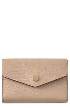 Mulberry Snap Leather Wallet in Crumpet at Nordstrom