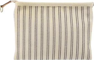 Louis Vuitton Pre-owned Clutches, female, Beige, Size: ONE SIZE Pre-owned Vintage Canvas Clutch