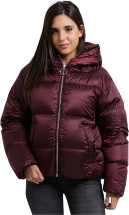 HUGO BOSS Expressive Down Jacket - Dames - Winterjassen - Rood - M - Jassen