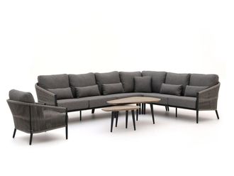 Bellagio la vita attrattiva Bellagio Mineo/ROUGH-K hoek loungeset 7-delig