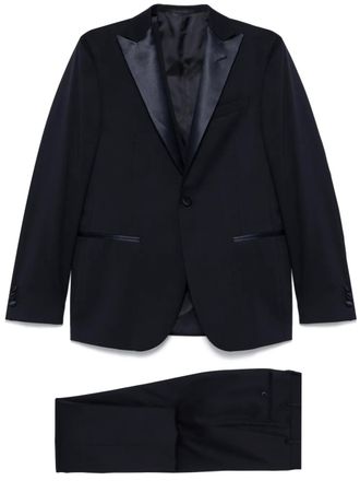 Corneliani three-piece suit - men - Virgin Wool/Viscose/Cupro - 52 - Blue