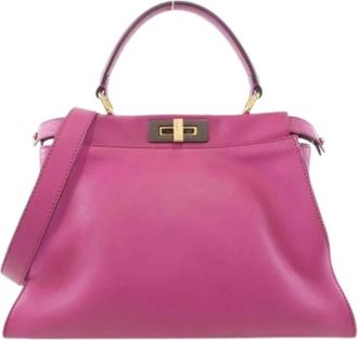Fendi Pre-owned Handbags, female, Pink, Size: ONE SIZE Pre-owned Handbag