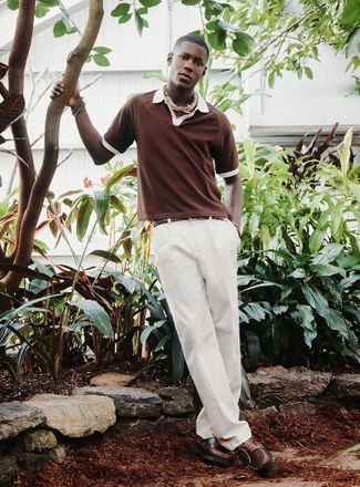 Le 31 Mens Pleated chinos Reykjavik fit - Tapered with pleats