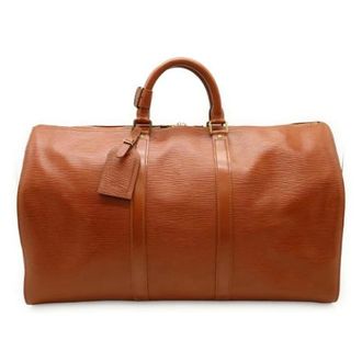 Louis Vuitton Pre-owned Weekend Bags, female, Brown, Size: ONE SIZE Pre-owned Epi Boston Bag