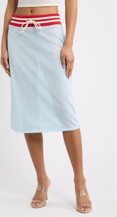 Jaded London Alysa Airtex Midi Skirt in Multi at Nordstrom, Size 10