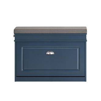 SoBuy Banco Zapatero Grande Organizador Para Zapatos Con 1 Solapa Azul 75 X 24 X 52 Cm Fsr82-l-b Sobuy Es