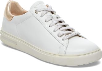 Birkenstock Womens Bend Low Trainers in White Leather - Size UK 5.5