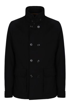 Moorer Bas Double-Breasted Coat