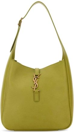 Saint Laurent Pistachio Green Leather Le 5 a 7 Shoulder Bag