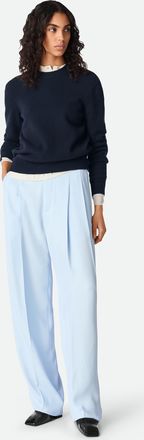 Bottega Veneta Pantaloni A Gamba Dritta In Twill Di Seta E Viscosa - Bottega Veneta