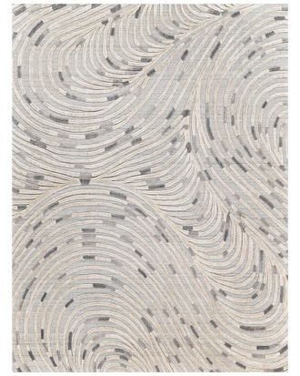 Exquisite Rugs Overture Hand-Loomed New Zealand Wool & Bamboo Silk Area Rug