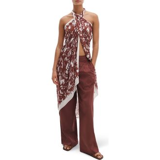 Rag & Bone Sally Sarong in Deep Plum at Nordstrom