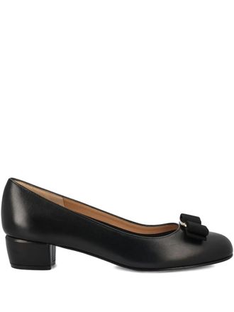 Ferragamo Pumps Vara con tacco basso 60mm - Nero