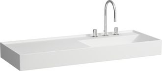 Laufen Laufen - Kartell Lavabo, Bajo Encimera, Repisa Izquierda, 1 Agujero