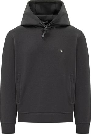 Emporio Armani Hooded Sweatshirt - Heren - Hoodies - Blauw - L - Hoodies & sweatvesten