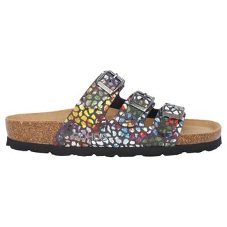 Rohde Multicolor damessandaal - Stijlvol - Dames - Sandalen - Veelkleurig - 37 EU - Leer - Schoenen