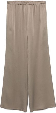 Antonelli wide-leg trousers - women - Viscose/Acetate - 48 - Brown
