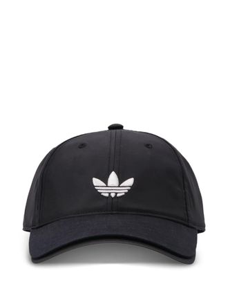 adidas embroidered-trefoil logo baseball cap - unisex - Recycled Polyester - One Size - Black