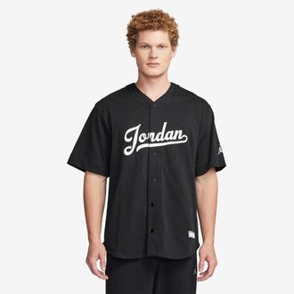 Nike Jordan Mens Flight MVP Statement Baseball Top - - Black / White Size 3XL