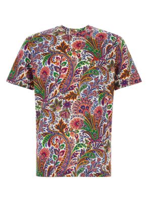 Etro Etro Printed Cotton T Shirt