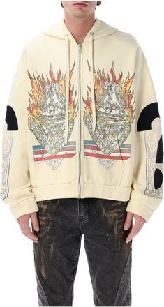 Who Decides War by Ev Bravado Zip-throughs, male, White, Size: XL Engulfed Memories Zip Up
