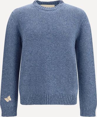 Valentino Wool Sweater with Butterfly embroidery Male L