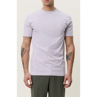 Les Deux Core Organic Cotton T-Shirt in Iris Purple at Nordstrom, Size Xx-Large