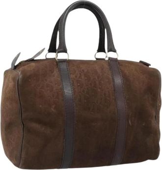 Dior Pre-owned Vintage Boston Bag - Dames - Vintage Handtas - Bruin - ONE Size - Leer - Vintage