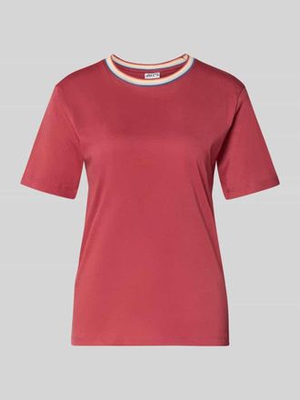 Jake*s Casual T-Shirt aus reiner Baumwolle in Altrosa, Gr&ouml;&szlig;e XXL