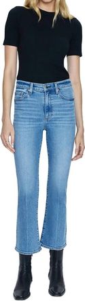Pistola Denim Lennon High Rise Crop Bootcut Jean In Derby