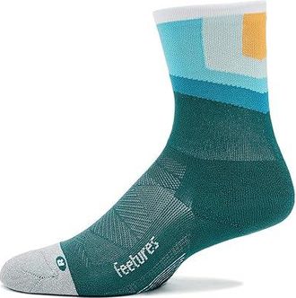 Feetures Elite Light Cushion Mini Crew Crew Cut Socks Shoes Breezy Court : MD (US Mens Shoe 6-8.5 - Womens Shoe 7-9.5), Nylon/Spandex