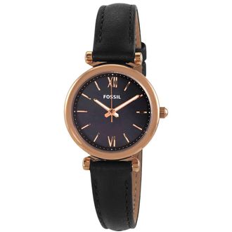 Fossil Carlie Mini Quartz Black Dial Ladies Watch ES4700