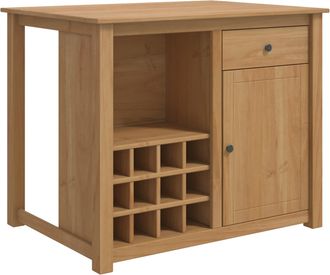 vidaXL Juego De Isla De Cocina 2 Uds. Panama Cera De Miel Pino Macizo Vidaxl