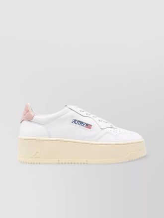 Autry leather platform low-top sneakers