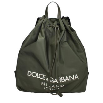 Dolce & Gabbana Dolce&Gabbana Herrens Rucks&auml;cke und Messenger-Taschen aus gr&uuml;nem Nylon