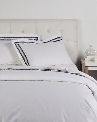 Maurizio Italy Jaws Embroidered Duvet Set