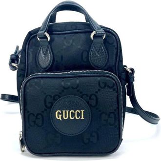 Gucci Pre-owned Cross Body Bags, male, Blue, Size: ONE SIZE Pre-owned GG Marmont Mini Backpack 620048