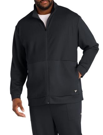 Reebok Big & Tall Birdseye Performance Double-Knit Hoodie in Black at Nordstrom, Size 2X Big