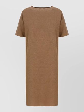 Fabiana Filippi knee length wool blend dress shimmering