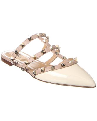 Valentino Rockstud Caged Patent Flat