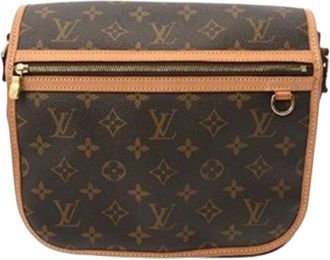 Louis Vuitton Pre-owned Cross Body Bags, male, Brown, Size: ONE SIZE Pre-owned Vintage Monogram Shoulder Bag