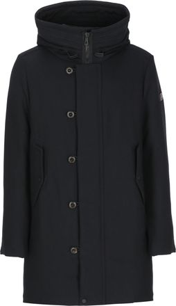 Peuterey Blue Kasa Hooded Long Down Jacket
