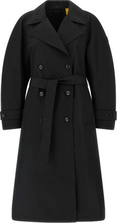 Moncler Zake Trenchcoat - Dames - Trenchcoats - Zwart - XS - Polyester - Jassen