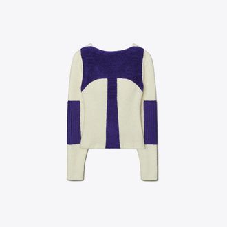 Tory Burch Womens Colorblock Sweater, size XS