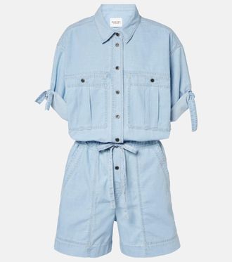 Isabel Marant Jumpsuit corta Vally in cotone