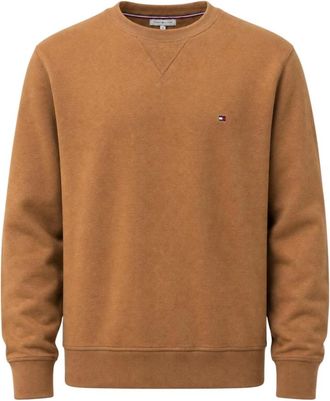 Tommy Hilfiger Hoodies & sweatvesten, Heren, Bruin, S, Sweatshirts & Hoodies