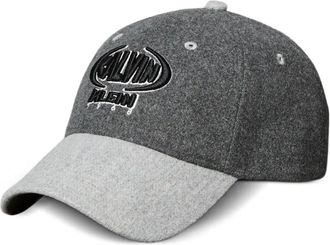 Calvin Klein logo-embroidered hat - men - Fabric - One Size - Grey