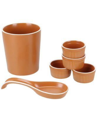 BIA Cordon Bleu Bia Cordon Bleu 6Pc Terracotta Countertop Set